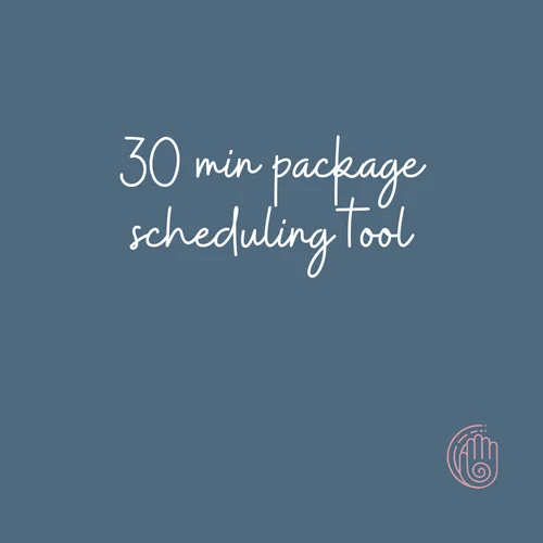 30 min package scheduling tool