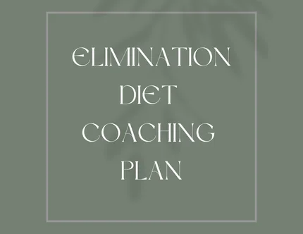 Elimination Diet Coaching Program