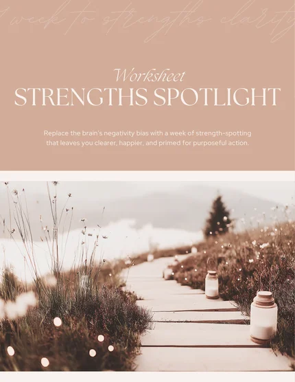 Strengths Spotlight Journal Worksheet