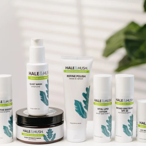 Personalized Esthetician Consult + Custom Skincare Product Regimen Bundle from Hale & Hush!
