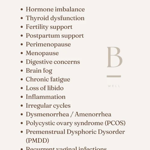 Women’s holistic health