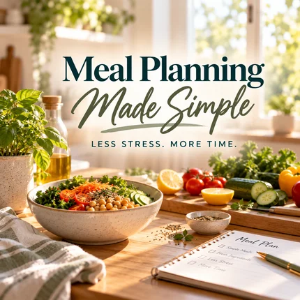 Meal Planning Made Simple | Less Stress, More Time
