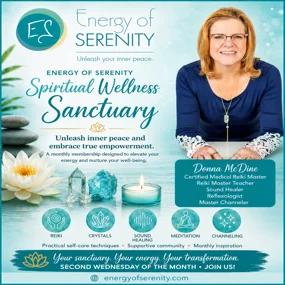 Energy of Serenity Spiritual Wellness Sanctuary Monthly Membership