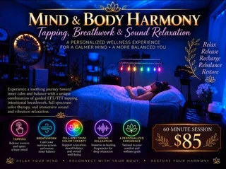 Mind & Body Harmony | Tapping, Breathwork, Full-spectrum Color, and Sound Relaxation