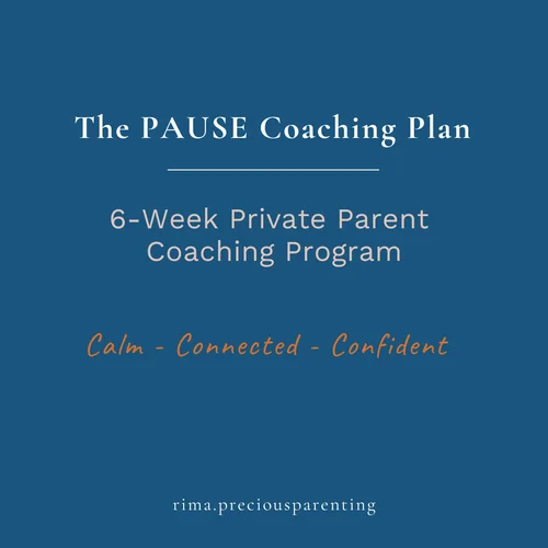 The PAUSE Coaching Plan — 6-Week Parent Coaching Program