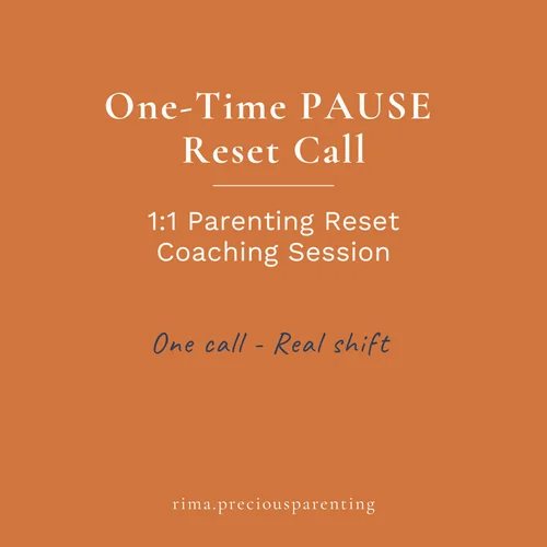 One-Time PAUSE Reset Call - 1:1 Parenting Reset Coaching Session