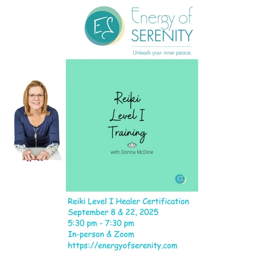Energy of Serenity Reiki Level I Healer Certification