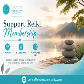 Support: 6 Reiki sessions - 30 min each