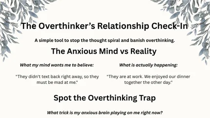 The Overthinker's Relationship Check-In