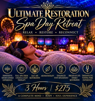 The Ultimate Restoration Spa Day Retreat | Approximately 3 Hours