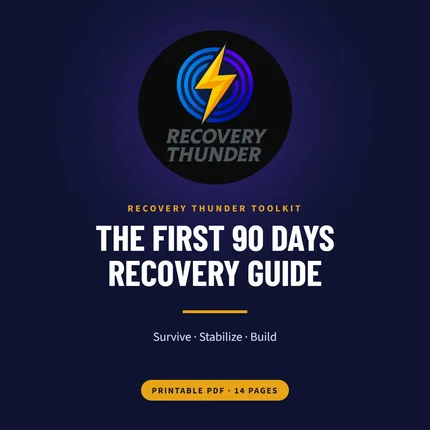 The First 90 Days Recovery Guide (Printable PDF)