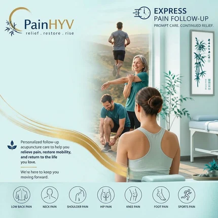 Express Pain and Reset Follow-up Acupuncture Treatment
