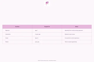 Remote Emotional Release Session