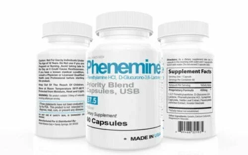 (1 Bottle) Phenemin Strong appetite suppressant and energy Capsules