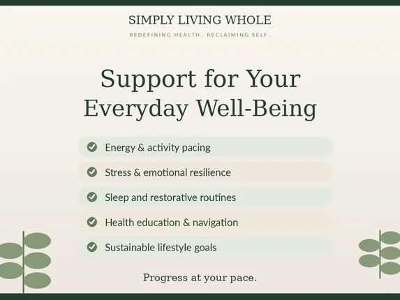 Chronic Illness Self-Management Coaching
