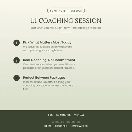 1:1 Coaching Session (Single Session)