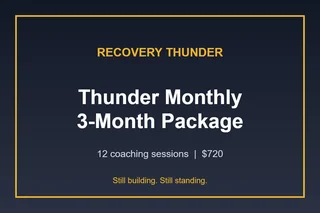 Thunder Monthly 3-Month Package: 12 Coaching Sessions
