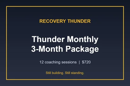 Thunder Monthly 3-Month Package: 12 Coaching Sessions