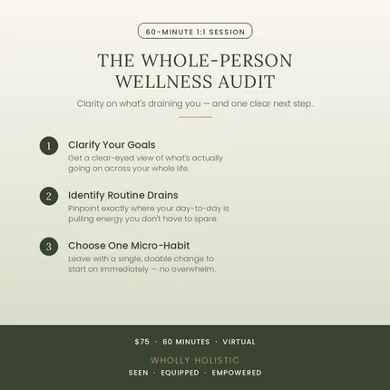 The Whole-Person Wellness Audit