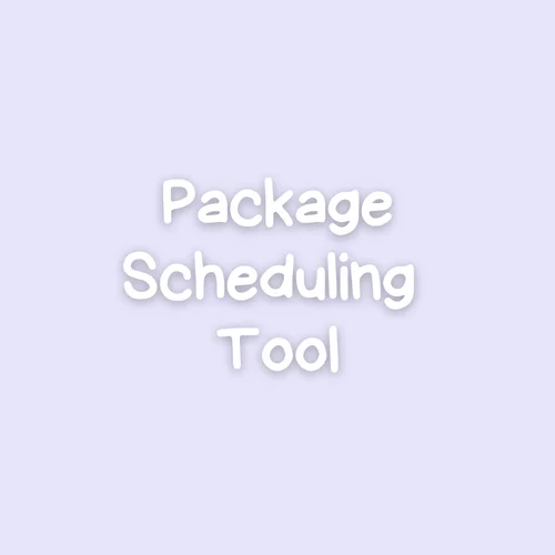 Scheduling Tool